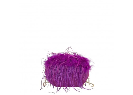 Bolso Clutch Efecto Ante